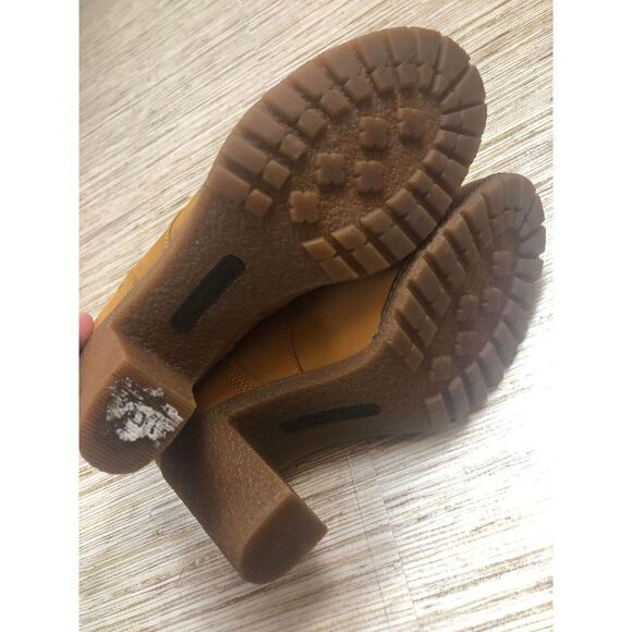 1313 Timberland Earth keepers Glancy 6-Inch Lace-up Women Boots WHEAT sz 10 - Picture 4 of 4